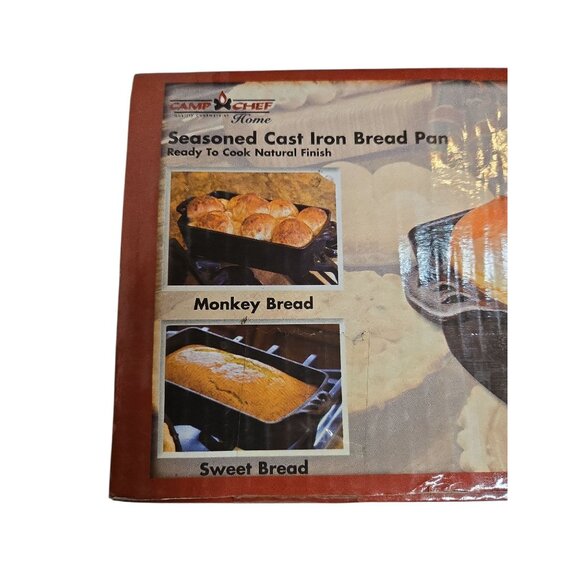 Camp Chef Cookware Seasoned Cast Iron Bread Pan - Picture 3 of 5